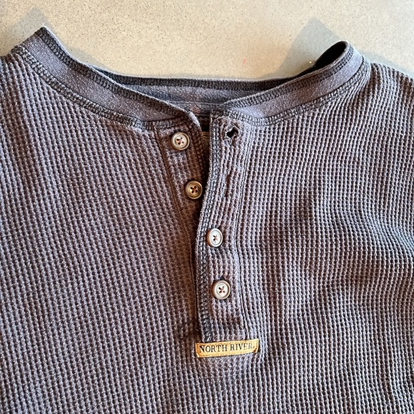 North River Outfitters Long Sleeve Henley XL - Picture 2 of 4